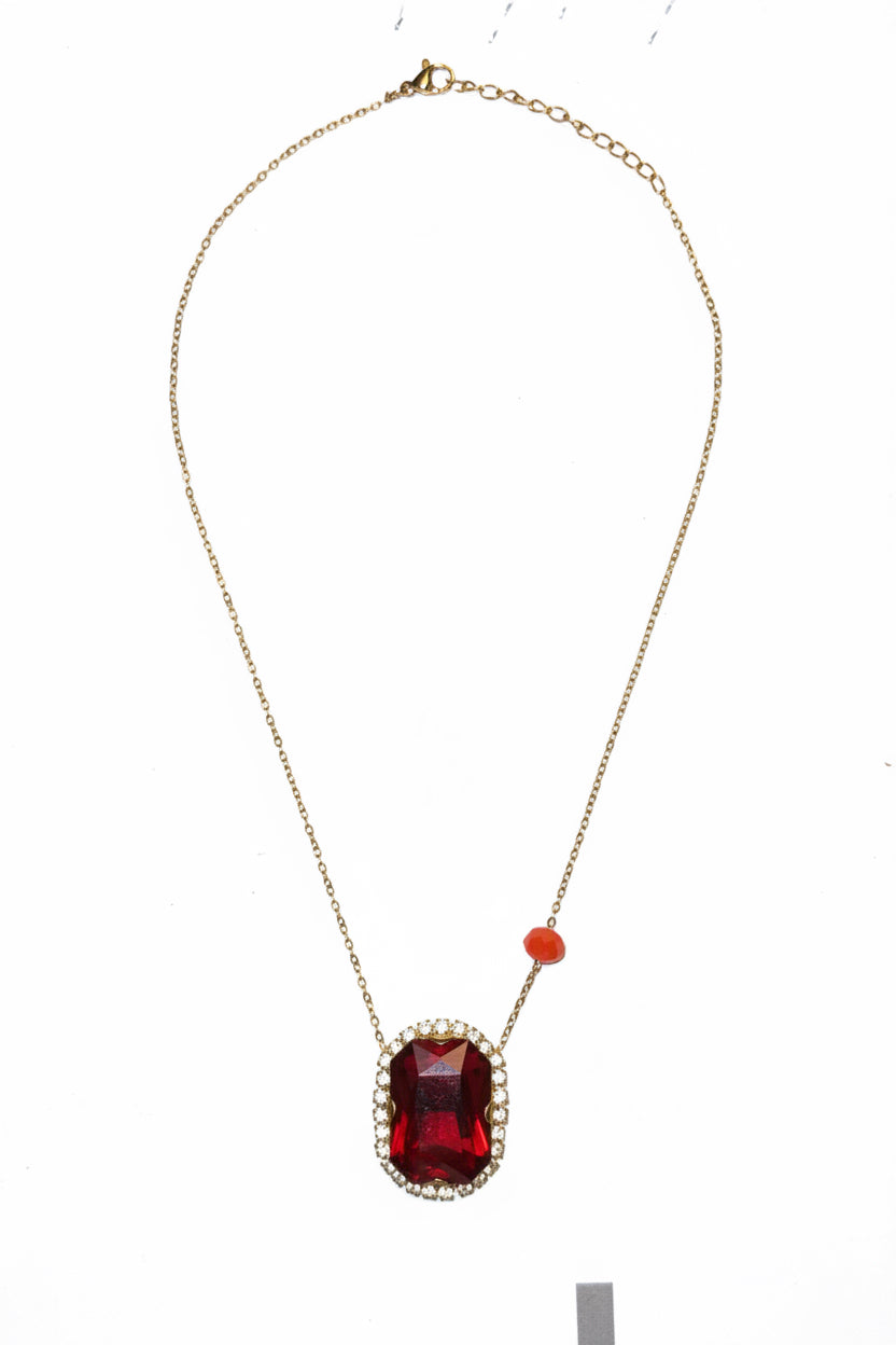 Collana Sea Stones – Girocollo in Acciaio Dorato con Pietra in Resina