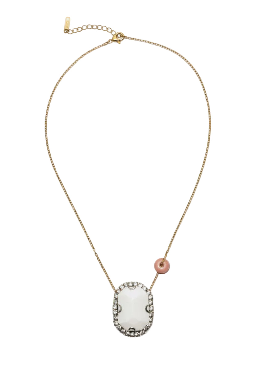 Collana Sea Stones – Girocollo in Acciaio Dorato con Pietra in Resina